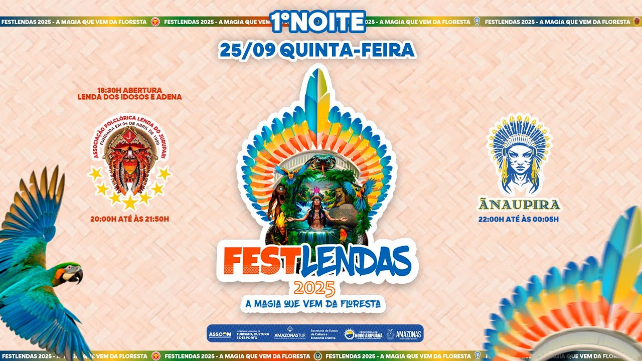1ª NOITE - FEST LENDAS 2025