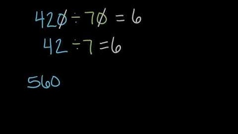 Canceling zeros when dividing | Math | 4th grade | Khan Academy