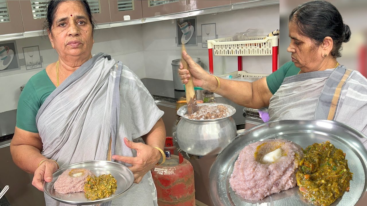 రాగి సంగటి భలే తేలికైన పాతకాలం పద్ధతిలో ఈ బామ్మ చెప్పినట్లు ఒక్కసారి చేయండి నోట్లో ఇట్టే కరిగిపోతుంద