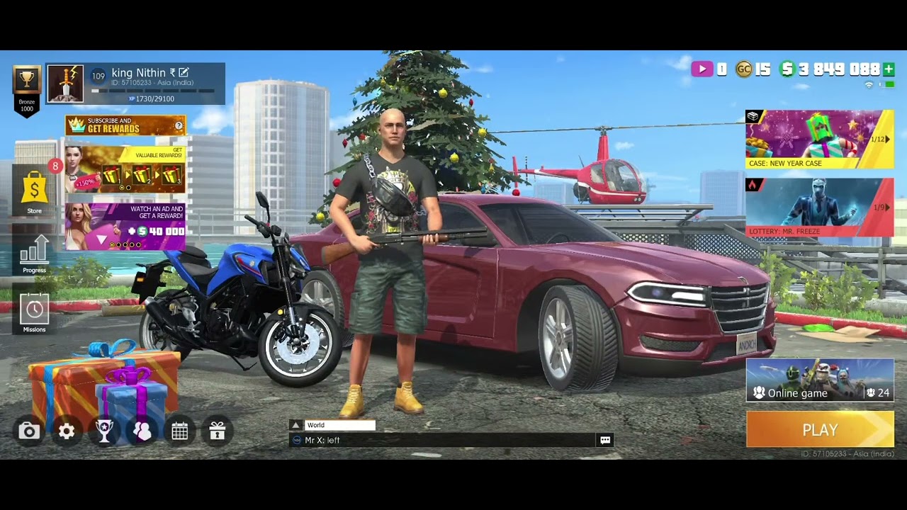 My first day in grand criminal online 