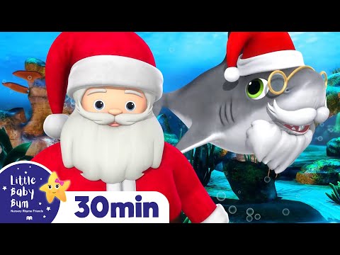 baby-shark-christmas!---christmas-songs-for-kids-|-nursery-rhymes-|-abcs-and-123s-|-little-baby-bum