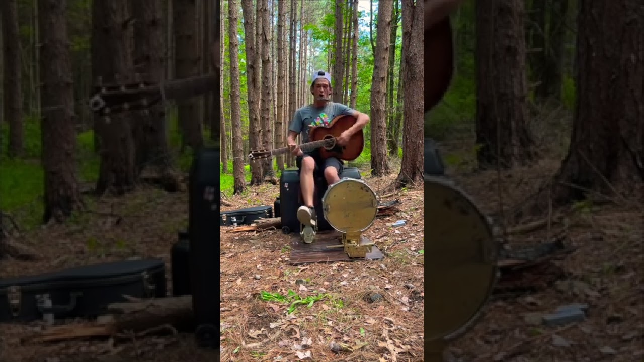 One Man Band In The Woods