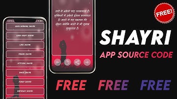 SHAYRI app source code Free android studio source code