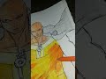 Drawing the Strongest Hero SAITAMA! 👊🔥 | One Punch Man Art #shorts #viral