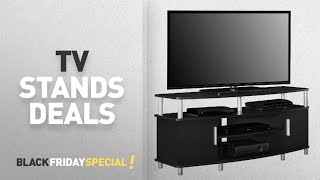 Apothecary Cherry TV Stand/Console Table for TVs up to 55″ Black Friday Tv Stands By Altra Furniture // Amazon Black Friday Countdown