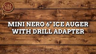 The Mini Nero 6" Is More Than Your Traditional Ice Auger