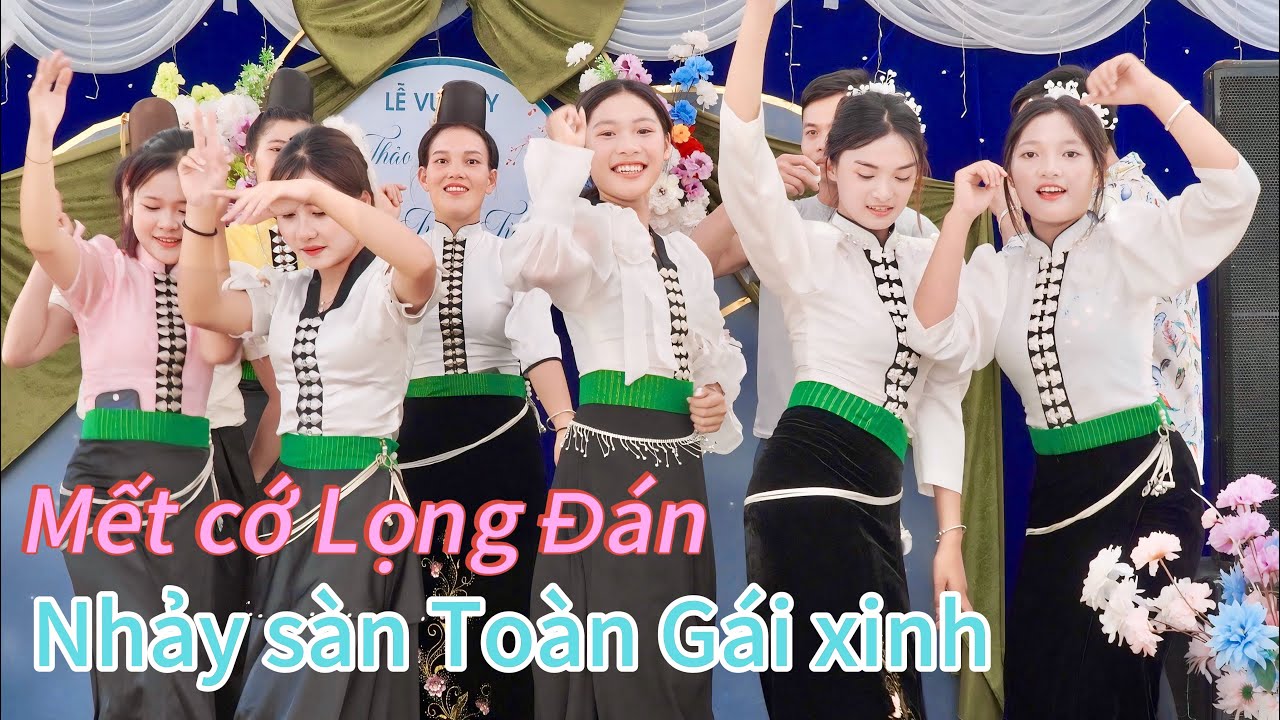 NHẠC SÀN TÂY BẮC HAY NHẤT | GÁI XINH NHẢY ĐÁM CƯỚI THẢO LINH & TUẤN TÙNG - Lọng Đán Quỳnh Nhai 