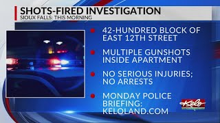 Police investigate gunshots in eastern Sioux Falls