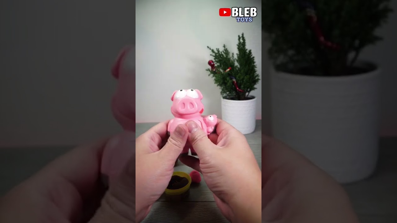 Play Doh Animal Mama Pig toy unboxing 
