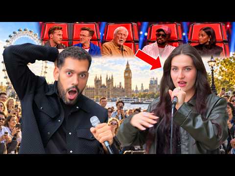 She Turned ALL 4 Chairs On THE VOICE… Now She SHOCKED The Street | Celine Dion - All By Myself