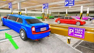 Limo Multi Level Car Parking Car Driving Simulator / Car parking screenshot 2