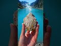 Why Glacial Lakes are "Fake" Blue 🧊 #Shorts #Geology #GlacialLake #NatureScience #IceAge #Earth