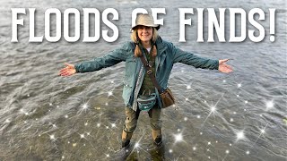 Floods of Mudlarking Finds - See What We Found on the Flooded River Foreshore! Treasures!