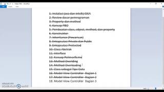 PBO Java  18  Model View Controller  Bagian 3