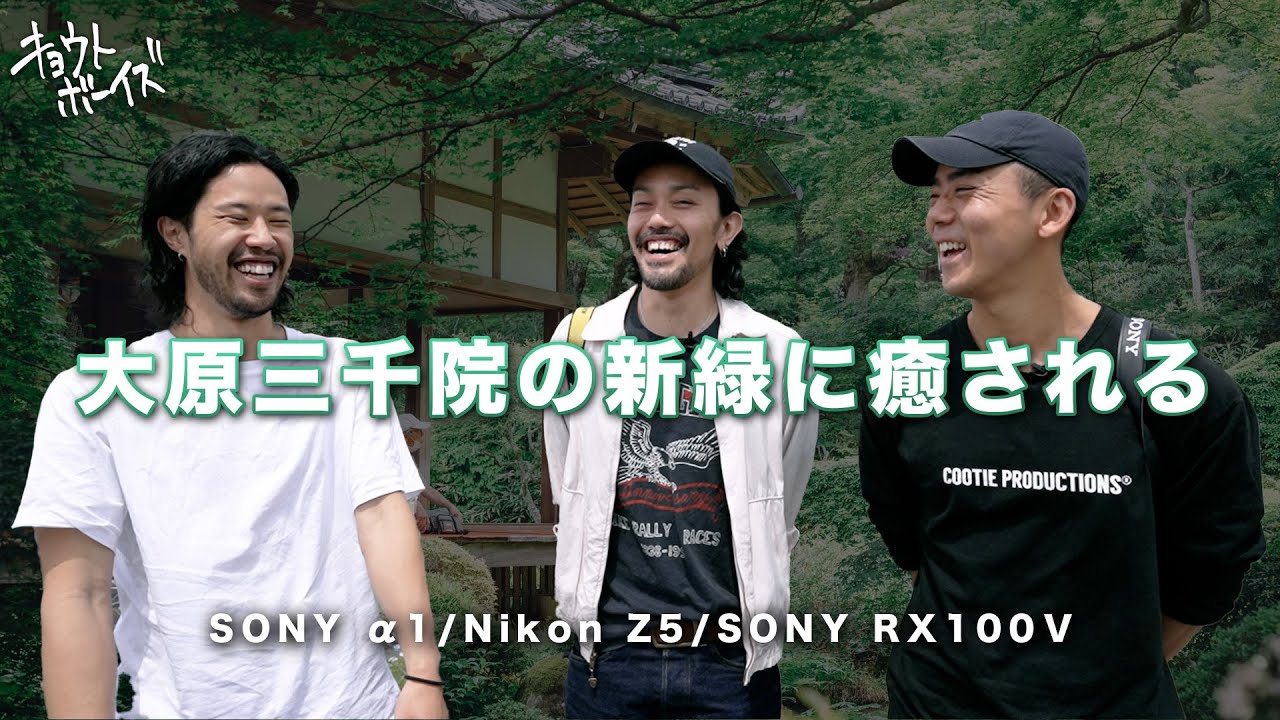 【京都観光】大原三千院の新緑に癒される男４人【SONY α1/Nikon Z5/SONY RX100Ⅴ】