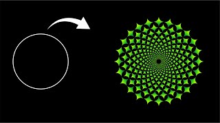 Celebrity Beautiful Circular Star Pattern Design in CorelDRAW Tutorial Profile