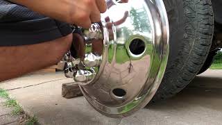 Dodge Ram 3500 Gets CHROME Wheel SIMULATORS!!!