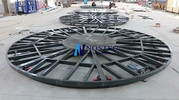 Low noise Friction drive car driveway turntable cost