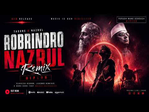 Robrindro - Nazrul (Remix) | Bangla Classical Fusion | Official Music Video