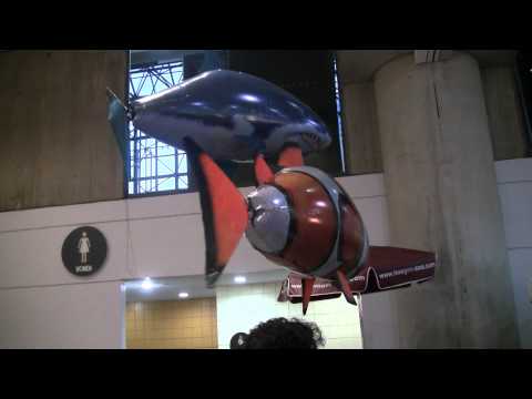 Air Swimmers Diaľkovo ovládaný lietajúci žralok a klaun Ryby