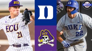 #9 Duke vs #6 East Carolina Highlights | 2024 College Baseball Highlights by Wheels 19,992 views 3 days ago 11 minutes, 35 seconds