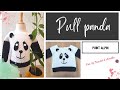 Tuto crochet pull panda enfant avec point alpin amigurumi version pull  tutocrochet panda