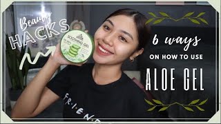 6 WAYS ON HOW TO USE ALOE GEL FROM HAIR TO TOE!! SOFT & CLEAR SKIN! LUXE ORGANIX by Lhianne Lauren screenshot 4