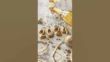 Happy New year 2024 || New year status video ♥ Alight motion video editing