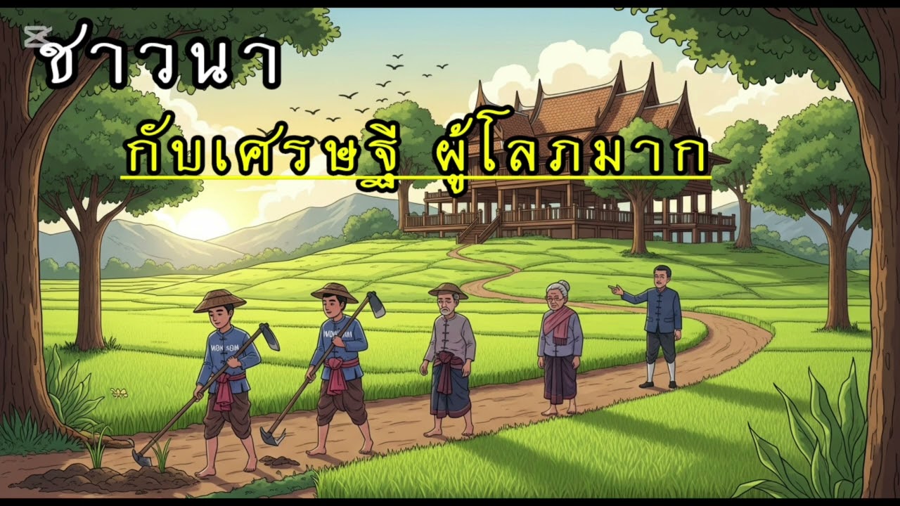 นิทานเรื่อง ชาวนา กับเศรษฐี ผู้โลภมาก