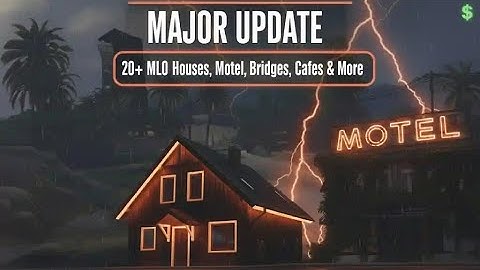 New Cayo Perico Island for Fivem MLO Motel + Cafes + Houses + Shops + Bridge and more...