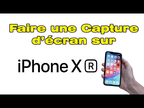 Vidéo: Comment Faire Une Capture D'écran Sur Un IPhone XR