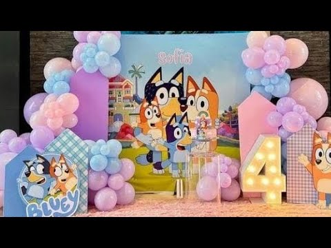 BLUEY ~ Cumpleaños Personalizado para Fiesta Temática - Ideas y más 🎉💡 