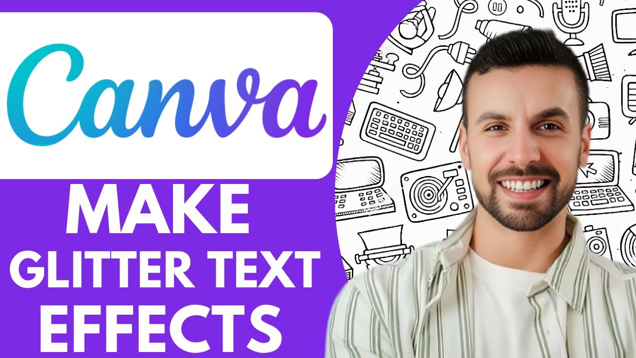 How To Make Glitter Text Effects On Canva - 2025 (Quick Tutorial) - YouTube