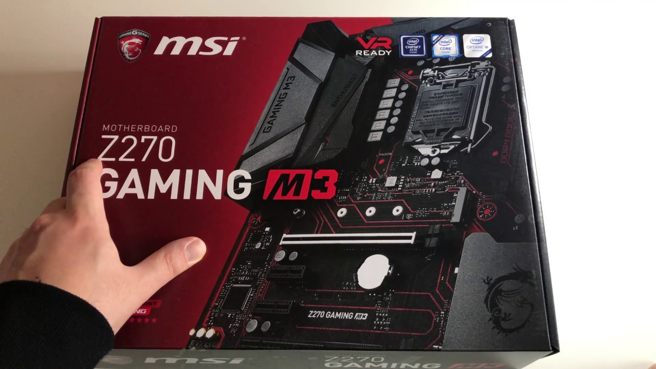 MSI Gaming M3 Z270 Mainboard 2017 Unboxing [DE] - YouTube