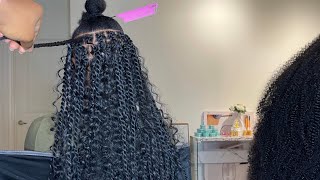RUBBER BAND / NO RUBBER BAND METHOD | GODDESS SENEGALESE TWIST/ISLAND TWIST | MEDIUM GODDESS TWIST