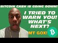 BITCOIN CASH | HOW LOW WILL BITCOIN AND BCH GO DOWN? MT GOX EFFECT! #bitcoin #bitcoincash #btc #bch