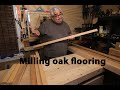 Milling oak flooring to usable lumber...