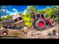 Tractor tochan Truck simulator off roading game village truck overloading #games #truck #tractor 