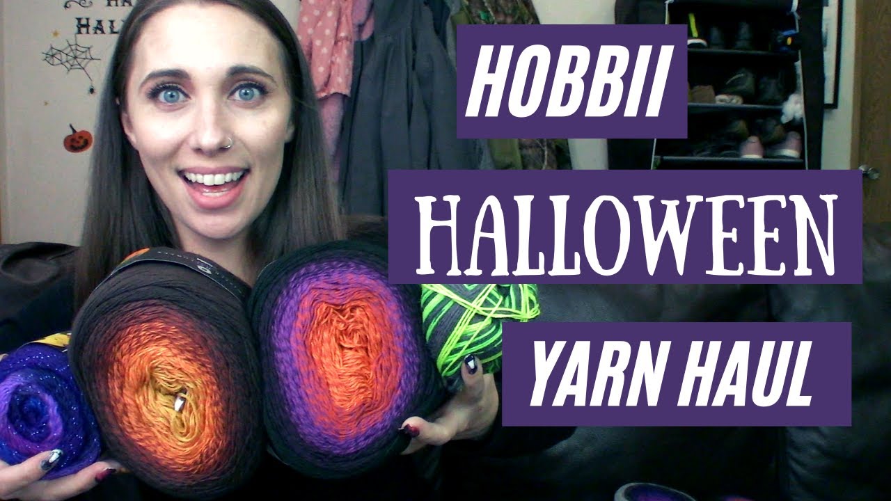 Hobbii Halloween Yarn Haul | October 2021 - YouTube