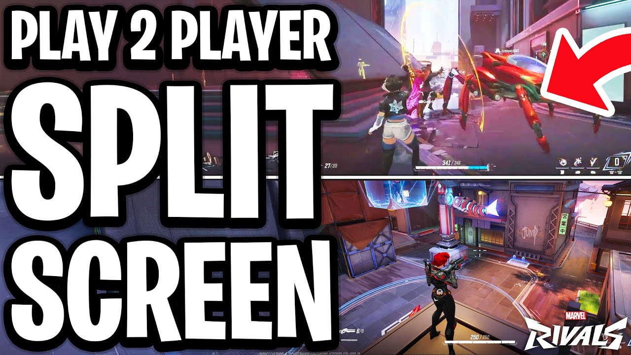 How To Play Split Screen on Marvel Rivals! (2 Player Split Screen - PS4/PS5/XBOX/PC)