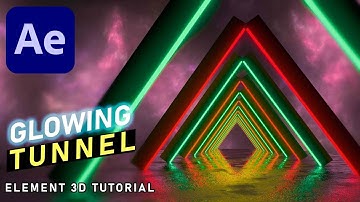 Element 3D Glowing Tunnel | After Effect Tutorial | BFX FACTORY