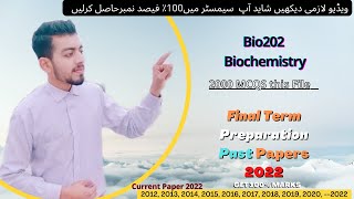 Bio202 Final term exam preparation 2022 | Bio202 Past Papers 2022 | Bio202 Final term exam Fall 2022