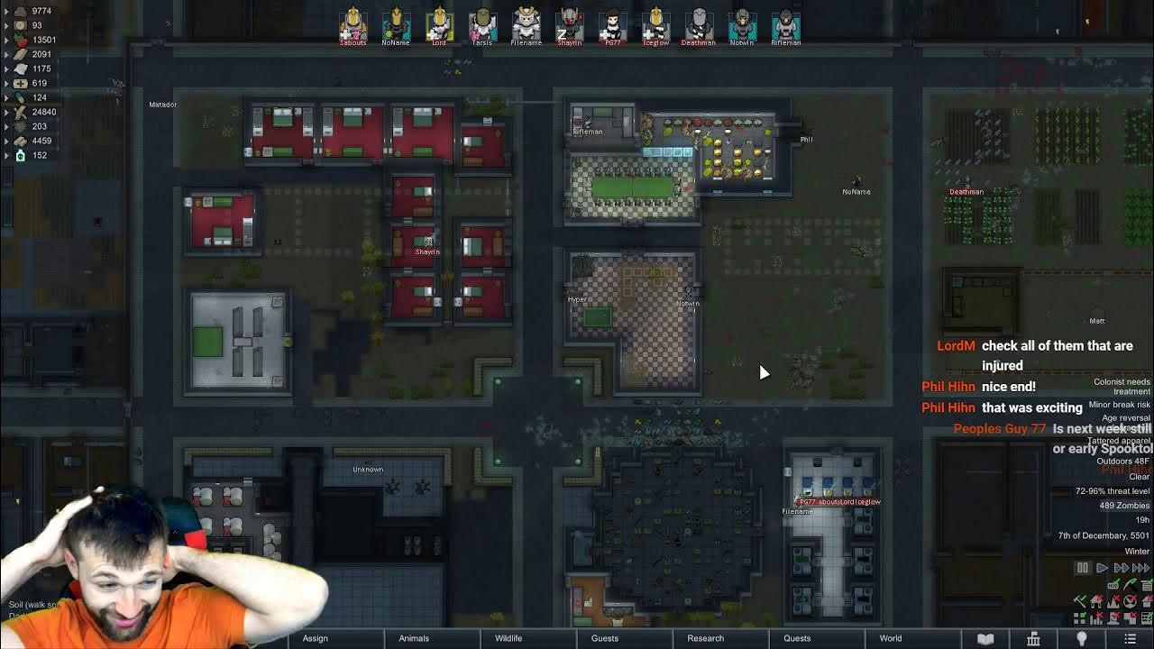 Time to Tunnel Our Way Through the CITY! Rimworld ZOMBIE CITY