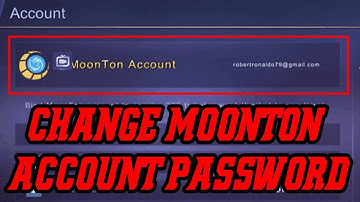 How To Change The Password Of Moonton Account | Mobile Legends Bang Bang