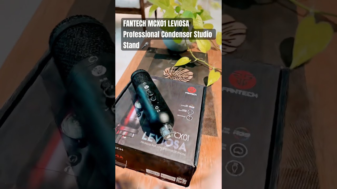 FANTECH MCX01 LEVIOSA Professional Condenser Studio Stand Microphone 