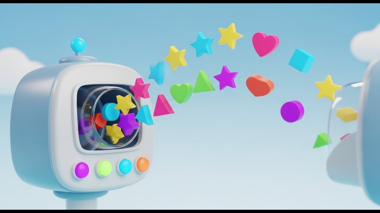 Number Nebula's Shape Shuffle 🌌 Nursery Rhyme for Toddlers Sing Along