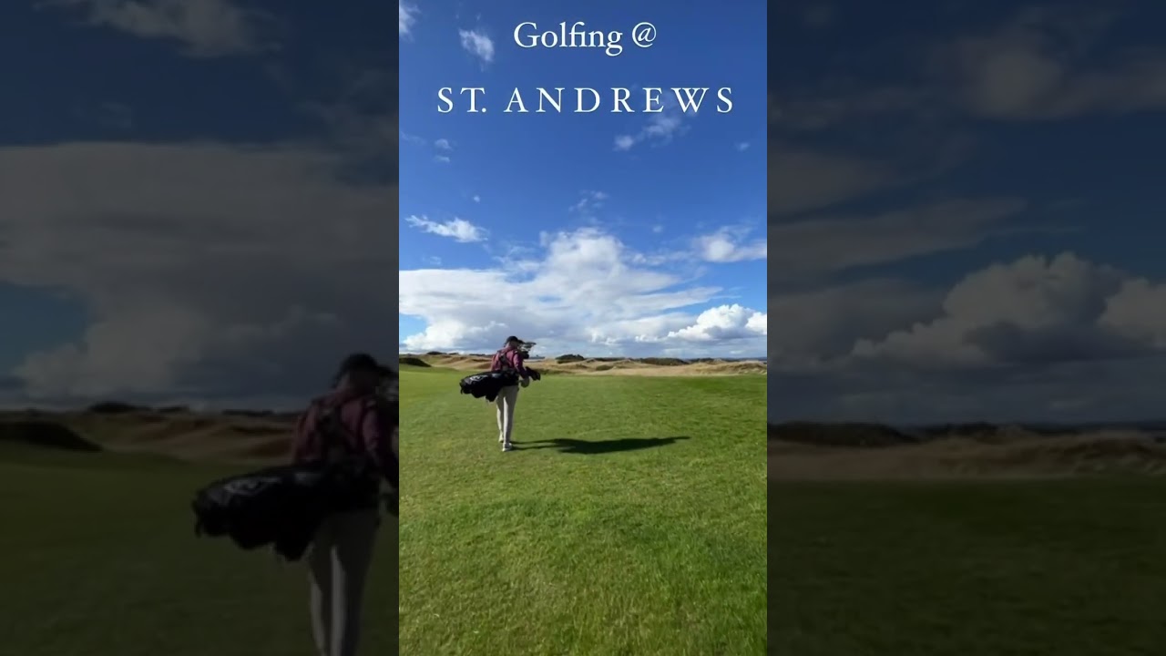 ⛳️🏴󠁧󠁢󠁳󠁣󠁴󠁿 Playing 18 holes in the home of golf - St. Andrew’s - Castle Course 