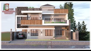 Plot Size 50-0 X 44-0 I Contemporary House Exterior Walkthrough I My Projects