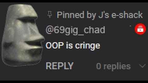 OOP IS CRINGE! Debugging your comments #1