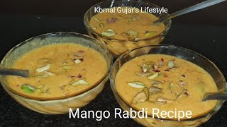 Mango Rabdi Recipe / Simple, Quick & Easy Recipe/ Recipe in Lockdown